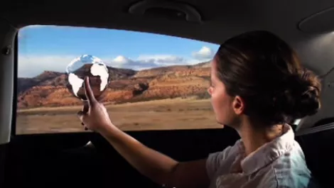 Interactive car windows