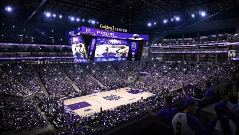 NBA's largest, highest resolution screens head to Sacremento