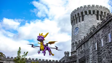 It's not a bird, not a plane, but a real flying Spyro